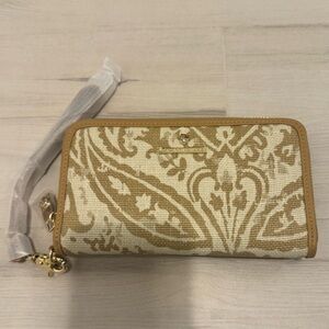 Spartina 449 Tan and Cream Patterned Wallet